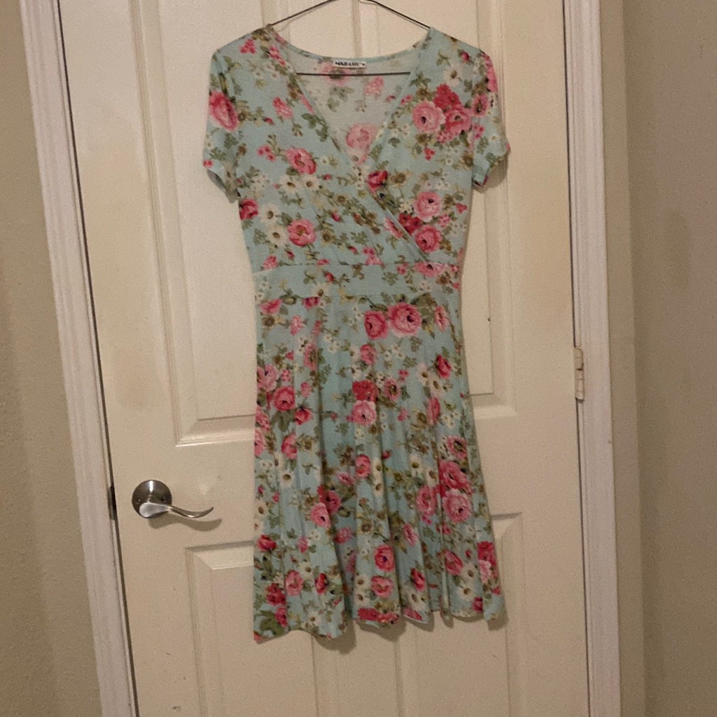 Ms Basic Flower Dress